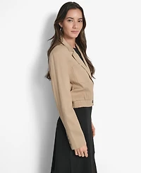 Dkny Women's Long-Sleeve Cropped Blazer