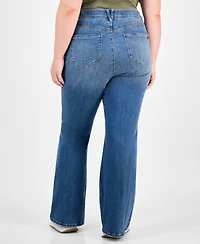 Democracy Trendy Plus "Ab"Solution High-Rise Flared Jeans