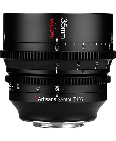 7artisans Photoelectric 35mm T1.05 Vision Cine Lens for Fujifilm X, Black
