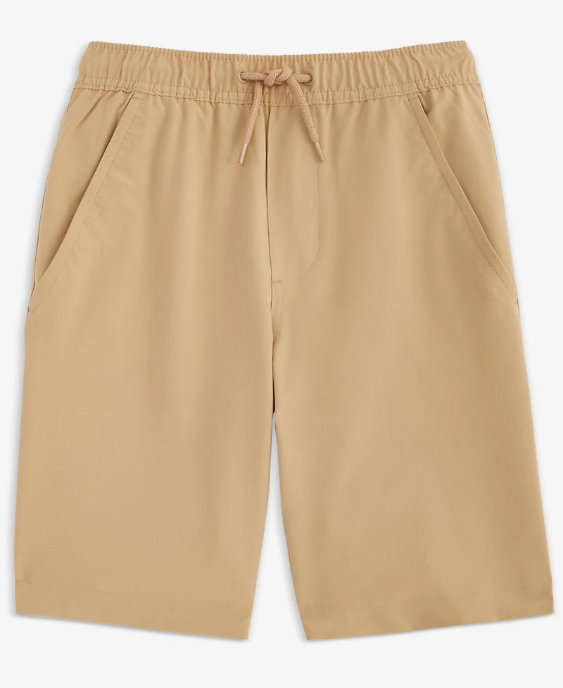 Nautica Big Boys Uniform Lowell Stretch Moisture-Wicking Jogger Shorts
