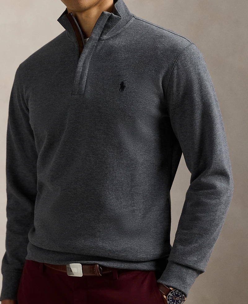 Polo Ralph Lauren Men's Luxury Jersey Quarter-Zip Pullover