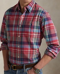 Polo Ralph Lauren Men's Classic-Fit Plaid Oxford Shirt