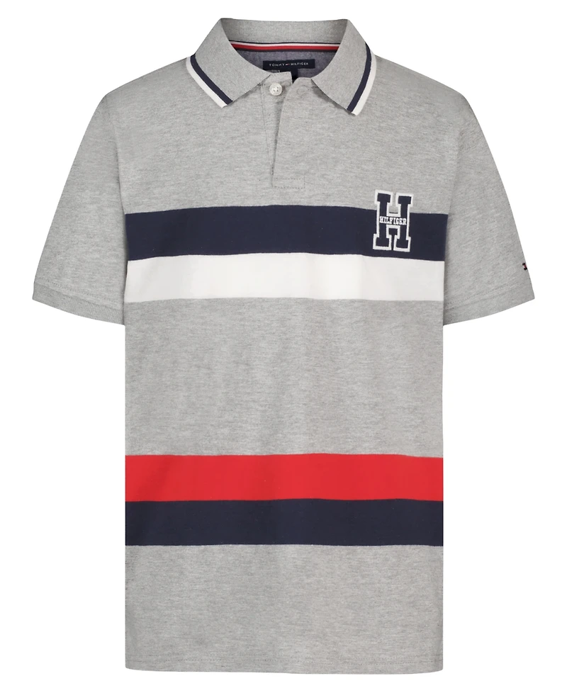Tommy Hilfiger Big Boys Global Eng Polo Shirt