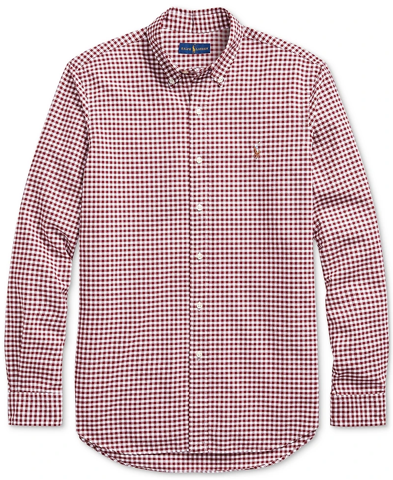 Polo Ralph Lauren Men's Custom-Fit Gingham Oxford Shirt
