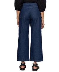 Sanctuary Women's League High-Rise Crop Wide-Leg Jeans