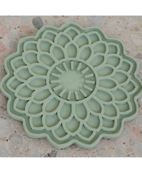 Enrichment Lick Mat: Sage Green Blooming Blossom