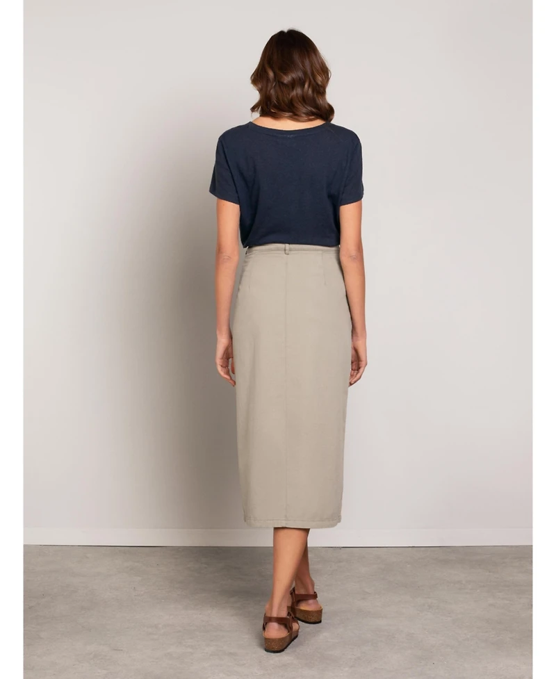 Celtic & Co. Women's Twill Midi Skirt