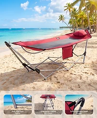 Sugift 4-Person Dome Tent Automatic Camping Tent with Carrying Bag, Yellow