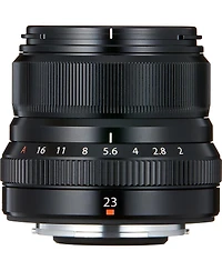 Fujifilm Xf 23mm (35mm) F/2R Wr Lens, Black - Bundle With 43mm Filter Kit, Lens Case, Cleaning Kit, Capleash, Lens Cleaner, Pc Sofrtware Package