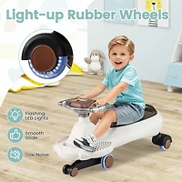 Wiggle Car with Hauling Rope Ride on Toy Under-Seat Storage