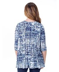 24seven Comfort Apparel Petite Elbow Length Sleeve Open Cardigan Jacket