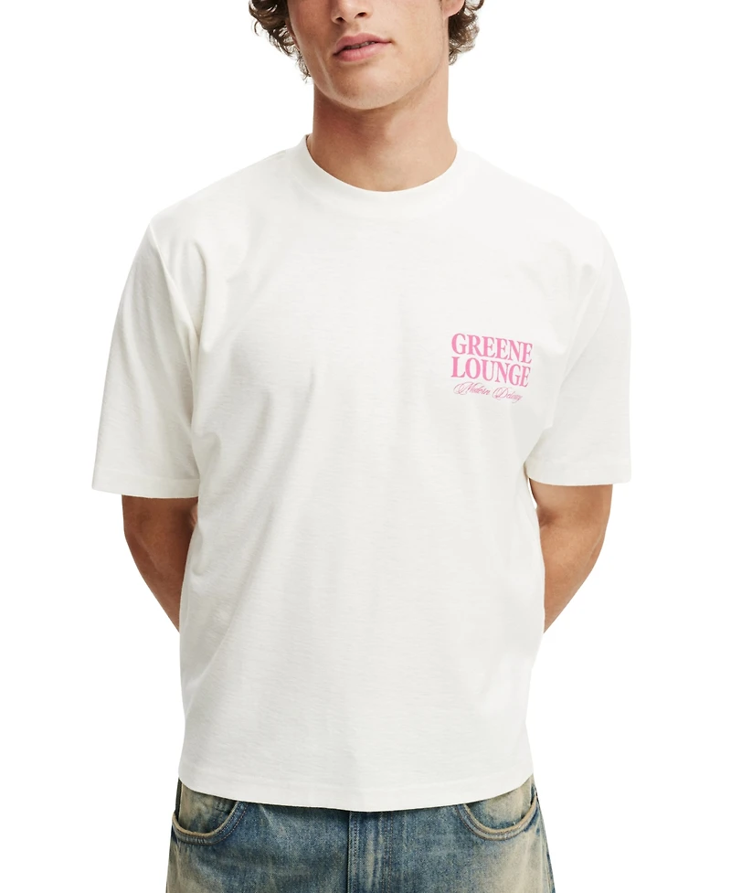 Cotton On Men's Cropped Fit Graphic T-Shirt