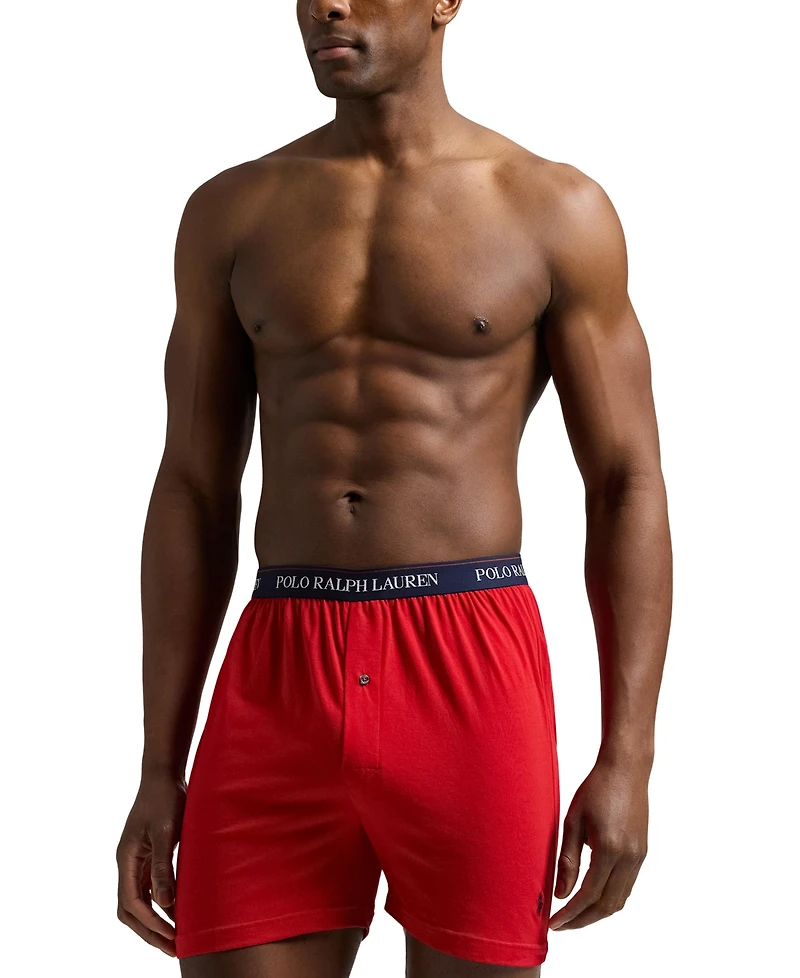 Polo Ralph Lauren Men's 6-Pk. Classic-Fit Cotton Knit Boxer Briefs