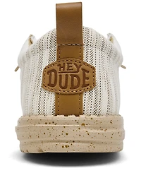Hey Dude Men's Wally Funk Woven Jacquard Slip-On Casual Moccasin Sneakers from Finish Line