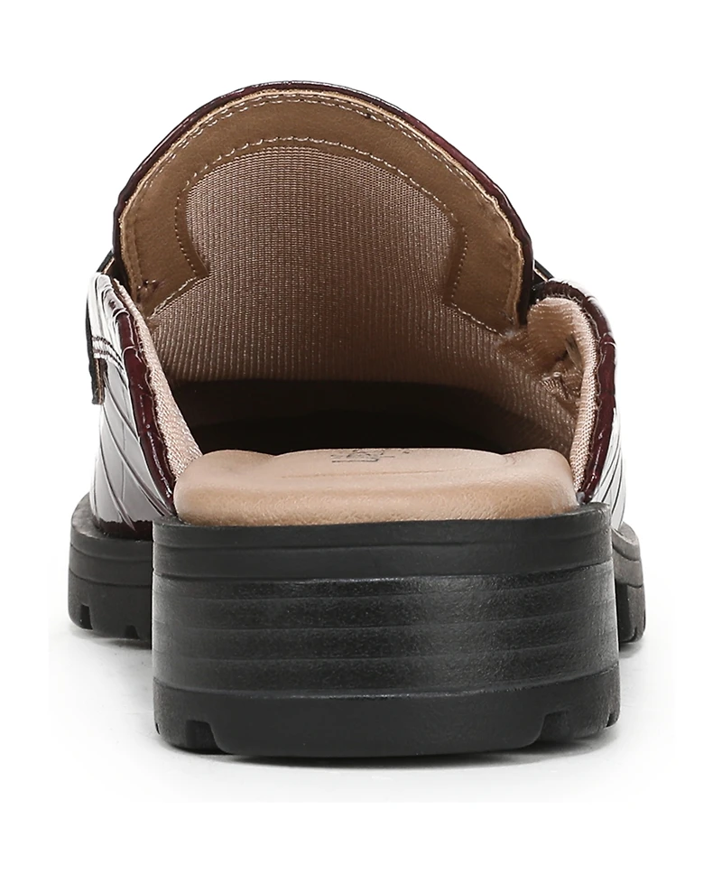 LifeStride Women's London-Mule Round Toe Lug Sole Mules