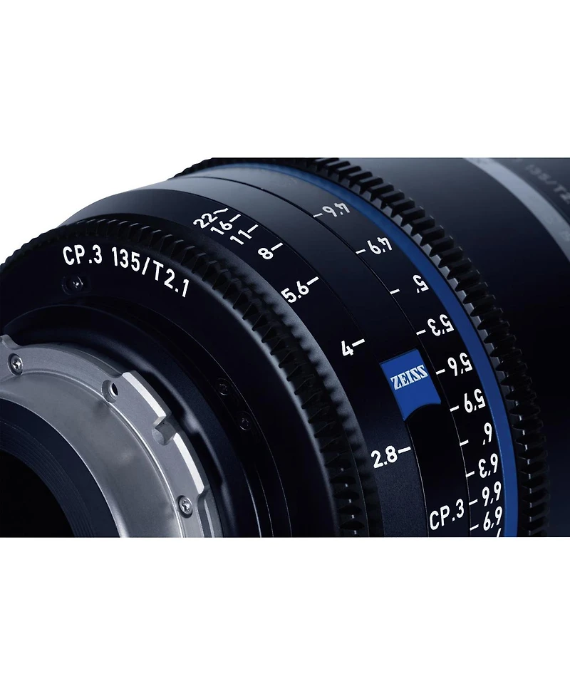 Zeiss Zeiss 135mm T2.1 Cp.3 Compact Cine Lens (Feet) Cf- Compatible with Canon Ef Eos Mount