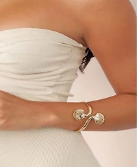 Ettika Santorini Shell Cuff Bracelet