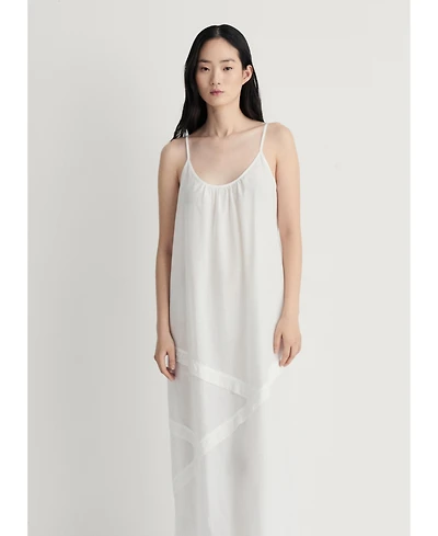 Mango Women's Cotton Spaghetti Strap Nightgown