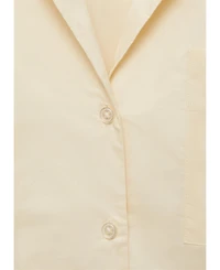 Mango Women's Garment-Washed Cotton Nightgown