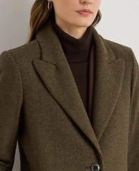 Lauren Ralph Women's Wool-Blend Walker Coat