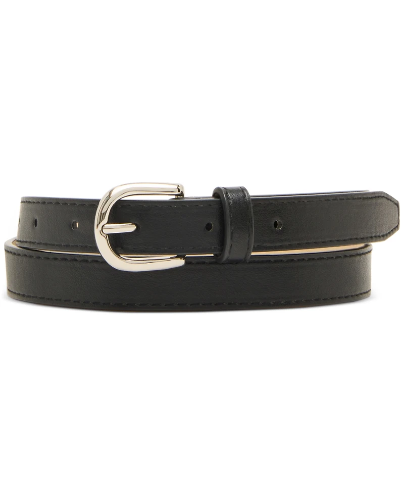 Steve Madden 0.78" Mixed Faux-Leather Belts, Set of 3