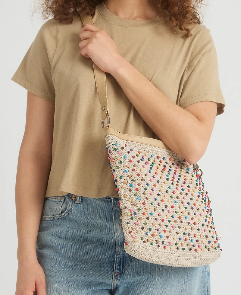 The Sak Women's Lucia Crochet Medium Crossbody Bag