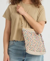 The Sak Women's Lucia Crochet Medium Crossbody Bag