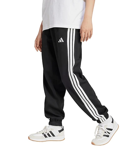 adidas Women's Essentials 3-Stripes Pull On Fleece Loose Pants