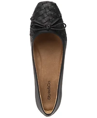 Style & Co Women's Baileyy Woven Snip Toe Ballet Flats, Exclusively at Macy's