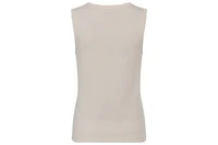 Olsen Women's Rounded V-Neck Sleeveless Shell