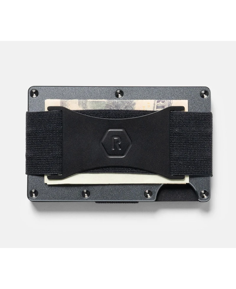 The Ridge Men's Ridge Wallet For Magsafe - Gunmetal - Cash Strap