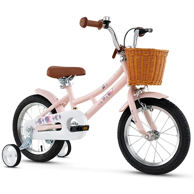 Kids Retro Bike with Adjustable Height and Basket Fun and Stylish Bicycle
