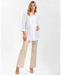 Pietro Brunelli Maternity Pull-On Flare Stretch Pants