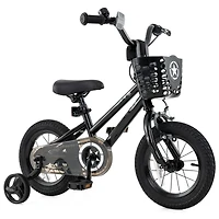 Kids Bike with Basket and Training Wheels for Children Aged 3-5 Years Old