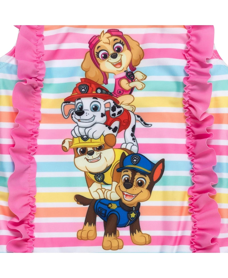 Paw Patrol Little Girls One Piece Bathing Suit
