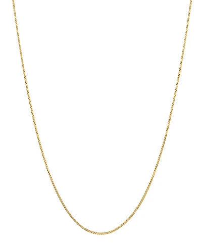 Steeltime Women's 14K Gold Plated Box Chain Necklace