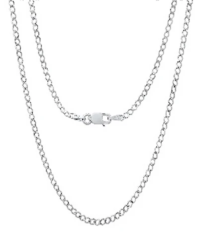 Steeltime Unisex 14K Gold Plated Box Link Chain Necklace