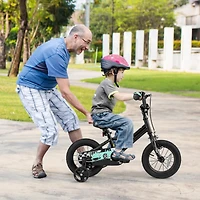 Kids Bike with Adjustable Seat and Low-Step Frame for Easy Mounting