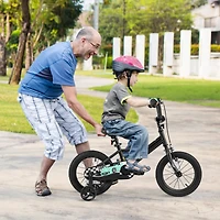 Kids Bike with Adjustable Seat Low-Step Frame for Easy Mounting
