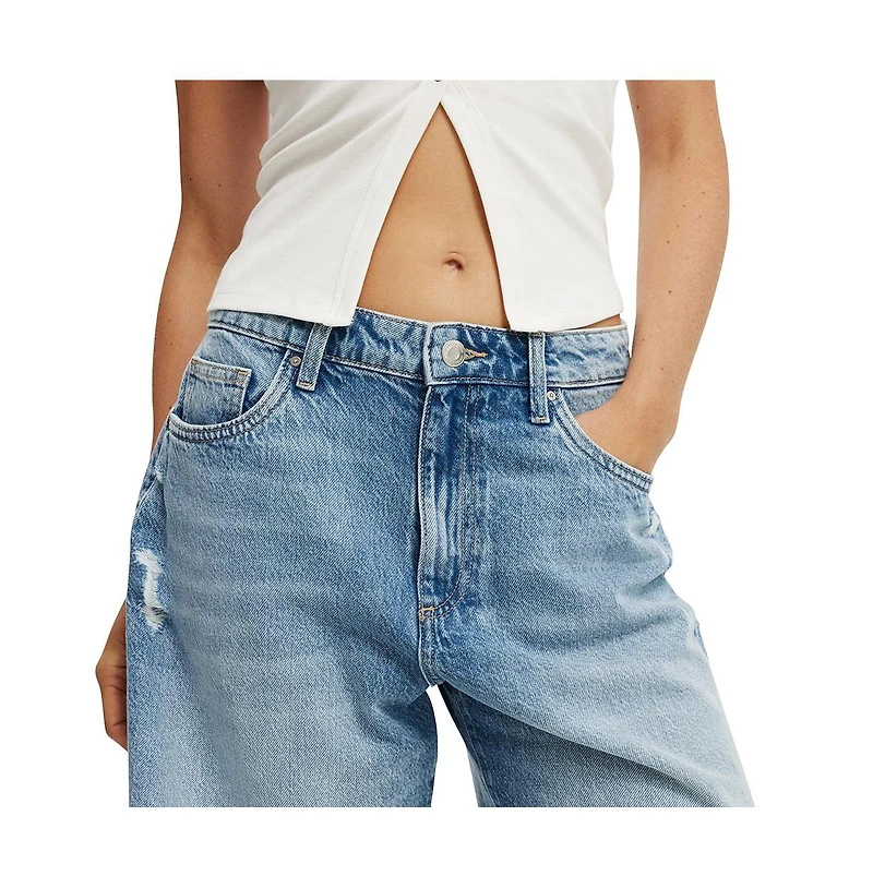Cotton On Women's Relaxed Denim Short