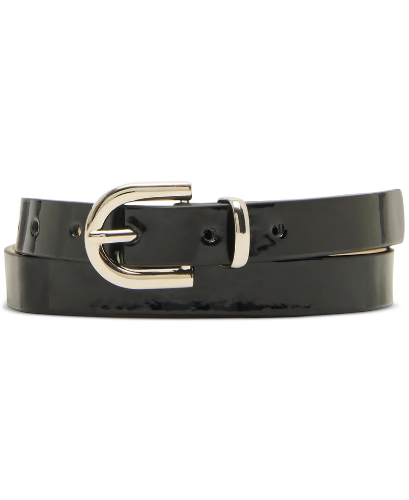 Steve Madden Faux-Leather Belts, Set of 3