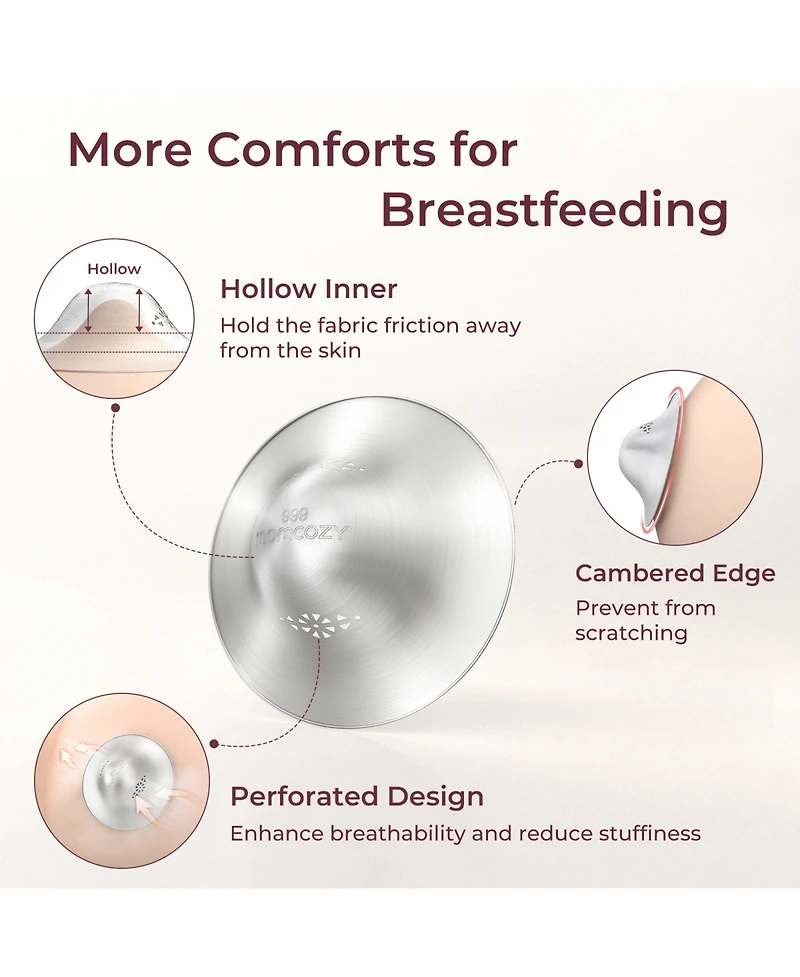Momcozy Baby Silver Nipple Shield-xxl