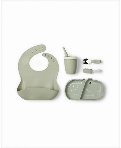 Loulou Lollipop Baby Alligator Design Feeding Bundle