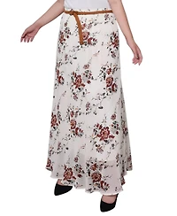 Ny Collection Plus Chiffon Maxi Skirt