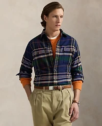 Polo Ralph Lauren Men's Classic Plaid Brushed Flannel Workshirt