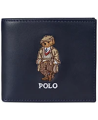 Polo Ralph Lauren Men's Polo Bear Leather Billfold Wallet