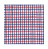 Scott Barber Men's Cotton Tattersall, Berry