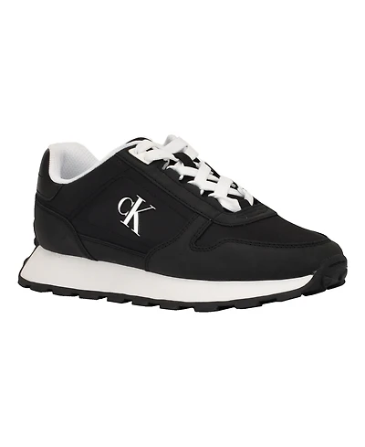 Calvin Klein Women's Taresa Logo Lace-Up Sneakers