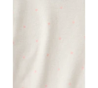 Carter's Baby Girls Fruit Embroidered Little Vest, Bodysuit & Pants, 3 Piece Set