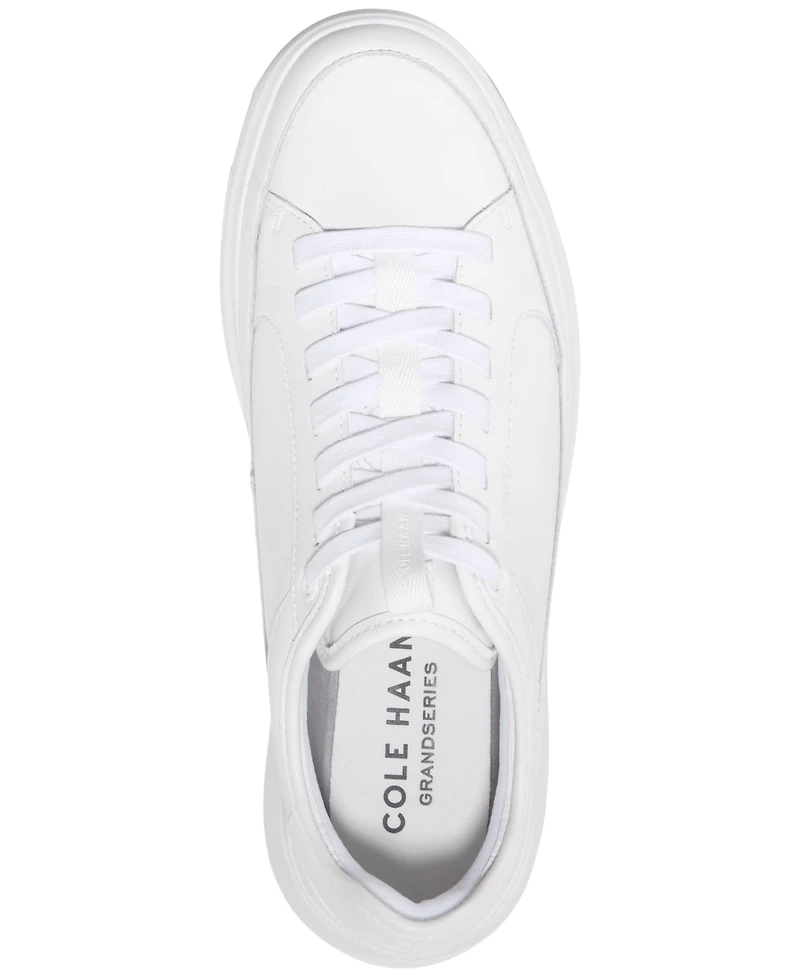 Cole Haan Men's GrandPrø All Day Leather Lace-Up Court Sneakers